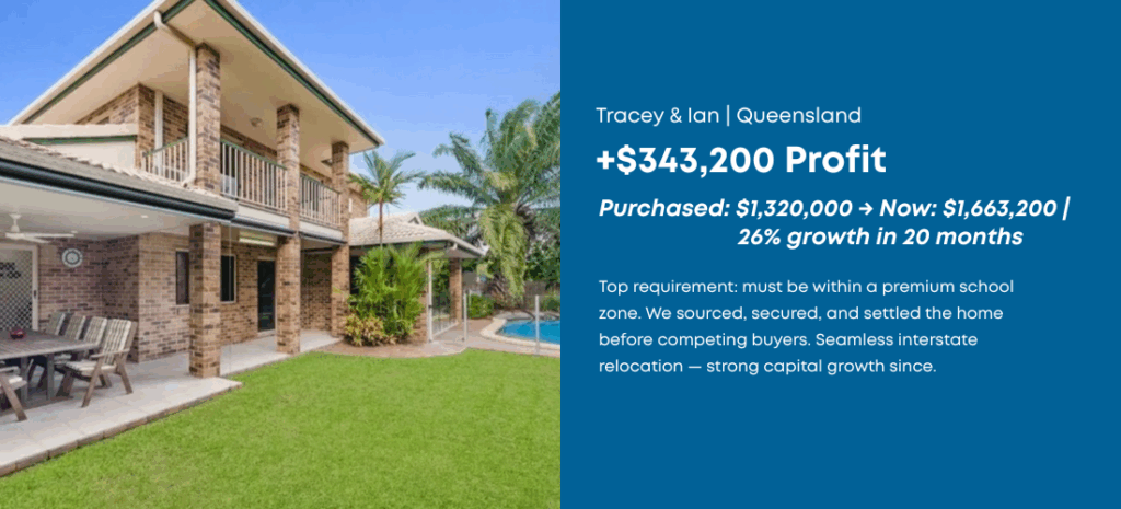 Client Win #8 Tracey & Ian Blue Key Buyers Agents V2