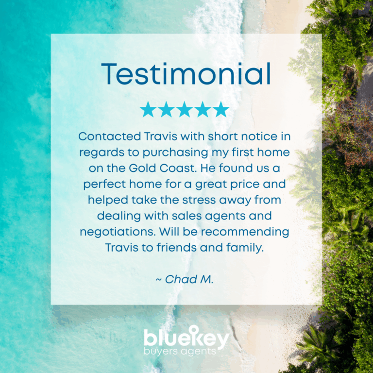 Testimonial #1 Chad M Blue Key Buyers Agents