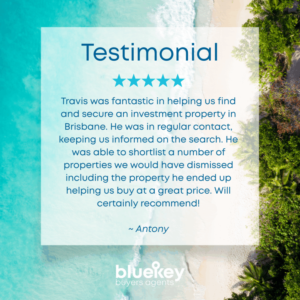 Testimonial #6 Antony Blue Key Buyers Agents